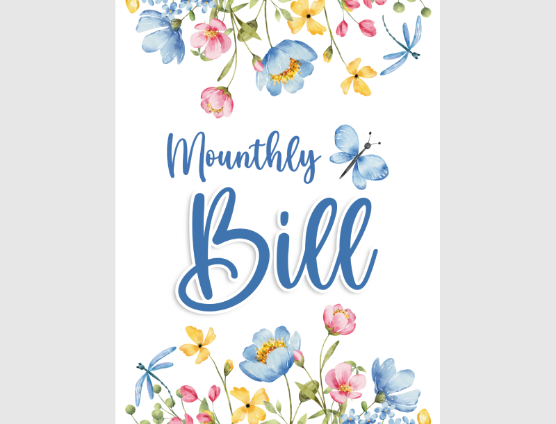 Unlock Financial Freedom: Introducing the Monthly Bill Tracker Notebook!